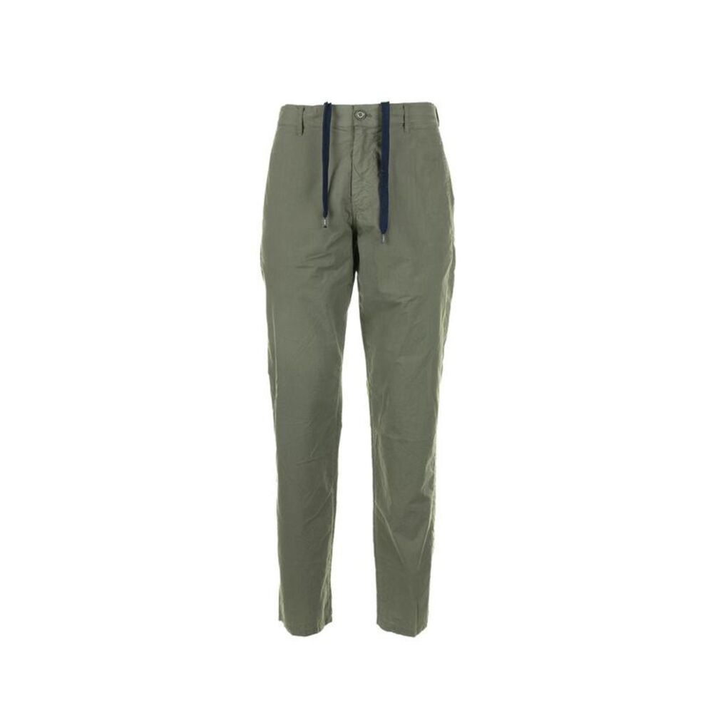 ASPESI Cotton Drawstring Trousers Men MILITARY Pants